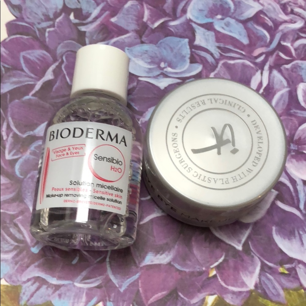 It bye bye makeup & bioderma Makeup remover